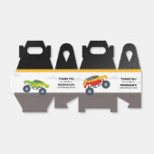 モンスタートラック誕生日パーティーの好意ボックス フェイバーボックス (折り畳みなし)