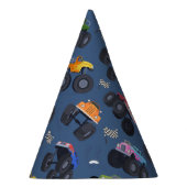 モンスタートラック誕生日パーティー パーティーハット (右)