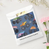 モンスタートラック誕生日パーティー フェイバーバッグ (封をした状態)