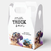 モンスタートラック誕生日パーティー フェイバーボックス (オープン)