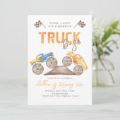 モンスタートラック誕生日招待状 |モンスタートラック 招待状 (スタンド正面)