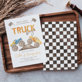 モンスタートラック誕生日招待状 |モンスタートラック 招待状