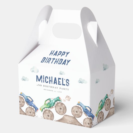 モンスタートラック誕生日 フェイバーボックス (正面)