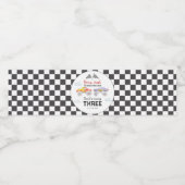 モンスタートラック誕生日 ペットボトルラベル (シングルラベル)