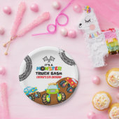 モンスタートラック誕生日 ペーパープレート (パーティー)