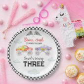 モンスタートラック誕生日 ペーパープレート (パーティー)