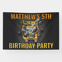モンスタートラック誕生日 横断幕
