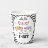 モンスタートラック誕生日 紙コップ (正面)