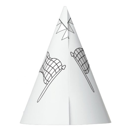 モンスタートラック誕生日 – 色あなた自身のパーティー帽子。 パーティーハット (裏面)