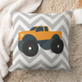 モンスタートラック車両 クッション (ブランケット)