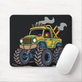 モンスタートラック迷彩柄デザイン マウスパッド (マウス)