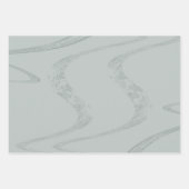 モンスタートラック青い水モダン色セット3 ラッピングペーパーシート (正面3)