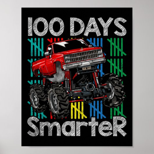 モンスタートラック100頭が切れる日キッズ100日目S ポスター (正面)