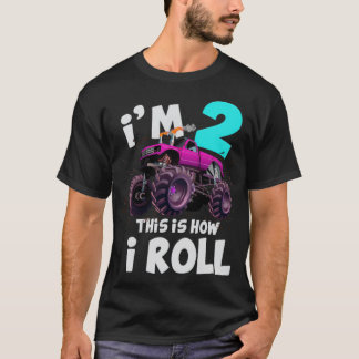モンスタートラック2ndバースデートラック誕生日アート tシャツ