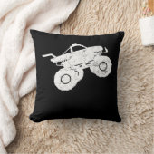 モンスタートラック クッション (ブランケット)