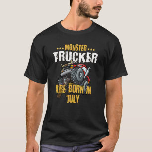 モンスタートラック クラッシャー ジャム 誕生日 バースデー 7月生まれ Tシャツ