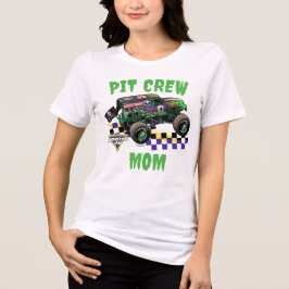 モンスタートラック グレイブディガー ピットクルー ママ トライブレンドTシャツ