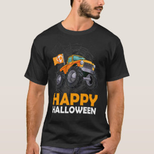モンスタートラック スカル フラグ ラジー ハロウィン コスチューム コ Tシャツ