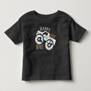 モンスタートラック ハッピー ドットデー カスタム トドラーTシャツ