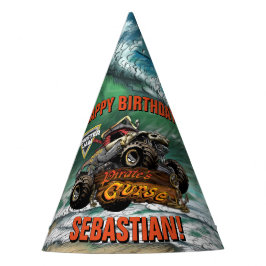 モンスタートラック - パイレーツカーズ 誕生日 パーティーハット