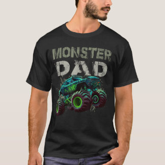 モンスタートラック パパ ファミリー おそろい モンスタートラック Tシャツ