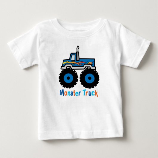 モンスタートラック ベビーTシャツ (正面)