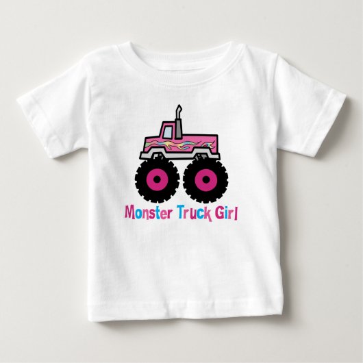 モンスタートラック ベビーTシャツ (正面)