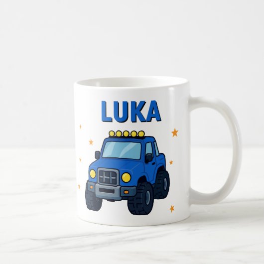 モンスタートラック 名前 年齢 誕生日 コーヒーマグカップ (右)