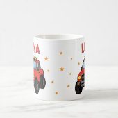 モンスタートラック 名前 年齢 誕生日  コーヒーマグカップ (中央)