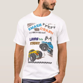 モンスタートラック 男の子 誕生日パーティー  親 Tシャツ