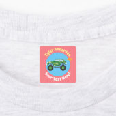 モンスタートラック、DIY名&メッセージラベル ラベル (貼付)