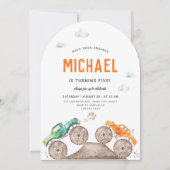 モンスタートラックBashアーク形招待状 招待状 (正面)