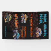 モンスタートラックBash少年7thバースデーパーティー 横断幕 (横)