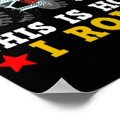 モンスタートラックIM 3これが私の転が誕生日 ポスター (角)