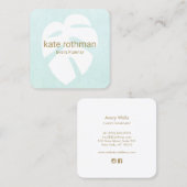 モンスタートロピカルリーフイベントプランナー スクエア名刺 (正面/裏面)