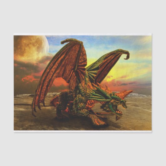 モンスタードラゴンティッシュペーパー 薄葉紙 (正面)