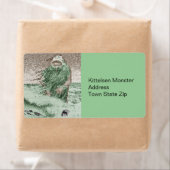 モンスターノッケン歩くアウトオブザウォーター ラベル (インサイチュ)