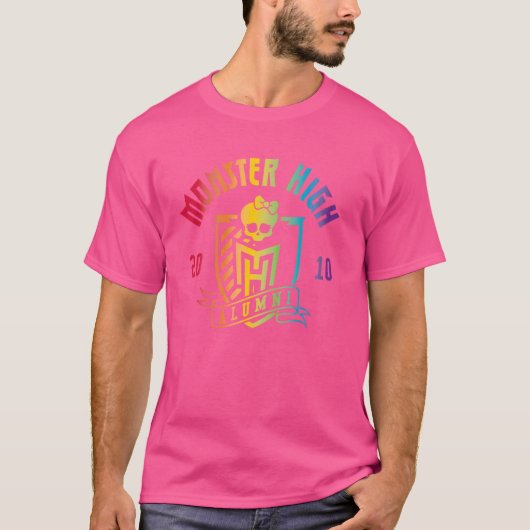 モンスターハイ – 卒業生プライドの紋章 Tシャツ (正面)