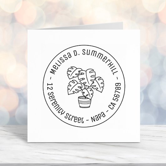 モンスターハウスプラントラウンドアドレス セルフインキングスタンプ