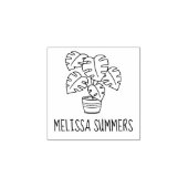 モンスターハウスプラント名前をカスタムする1x1 ラバースタンプ (インプリント)