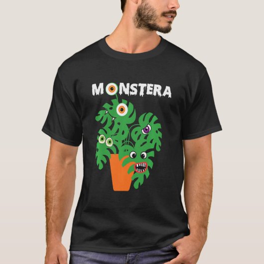 モンスターハロウィーンの植物の女性またはパパ怠惰な衣装 Tシャツ (正面)