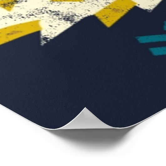 モンスターハンターワールドアイスボーンZinogre漢字アイコン ポスター (角)