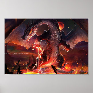 モンスターハンターワールドファイアドラゴン ポスター