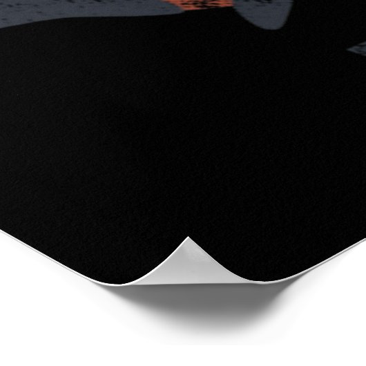 モンスターハンターワールドラサロ漢字アイコン ポスター (角)