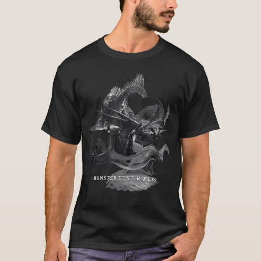 モンスターハンター ワイルズ 最強のハンターたち Tシャツ (正面)