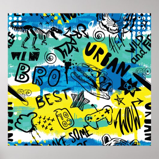 モンスターハンド引き子パターン ポスター (正面)