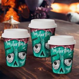 モンスターバッシュおもしろいゾンビヴァンパイアハローウィンパーティ 紙コップ