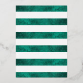 モンスターバッシュおもしろい不気味ゾンビハローウィンパーティ 箔招待状 (裏面)