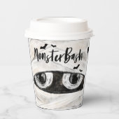 モンスターバッシュおもしろい不気味ミイラハローウィンパーティ 紙コップ (正面)