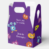 モンスターバッシュの子供ハロウィーンの好意トリートボックス フェイバーボックス (オープン)